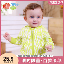 Beibeiyi childrens clothing boys and girls Childrens coat spring and autumn clothes baby clothes baby cardigan coat hooded top