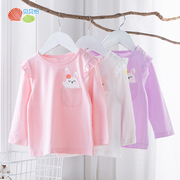 Bei BeiYi childrens quần áo cô gái sween dài tay hàng đầu 2020 mùa xuân váy mới không khí bé quần áo T-shirt bé.