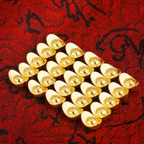 Solid sterling silver ingot S999 small silver ingot gold-plated ingot for Manza Buddha statue God of Wealth bottle storage supplies