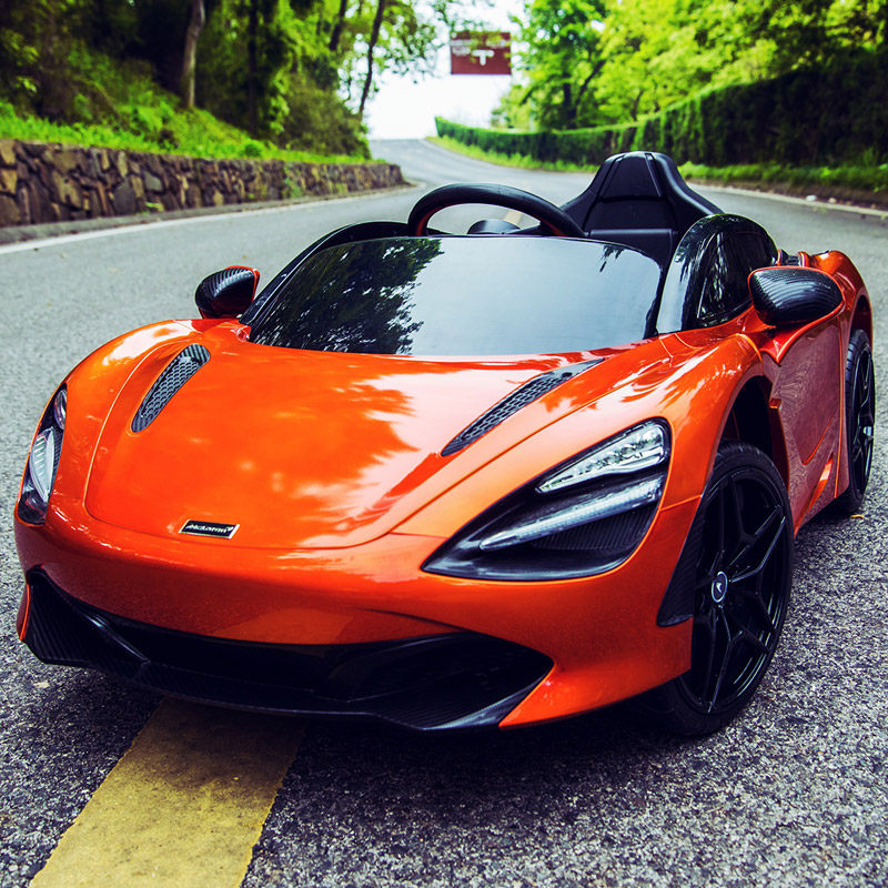 McLaren Children's Electric Vehicle Four Wheel Remote Control Baby Toy Car can sit in an oversized male and female children's sports car