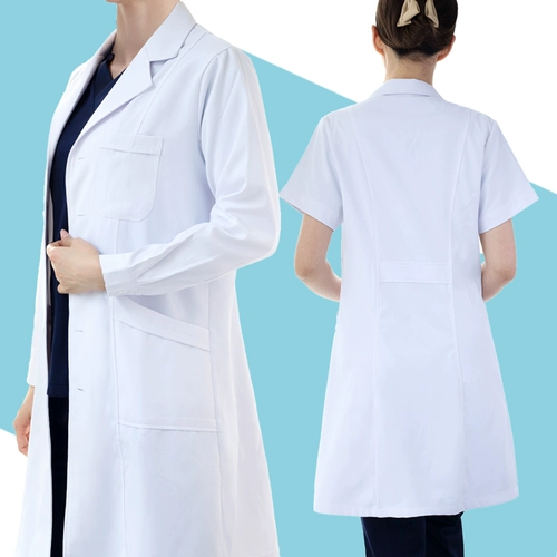 Элитный белый халат, комбинезон, униформа врача, пальто, униформа медсестры для полости рта