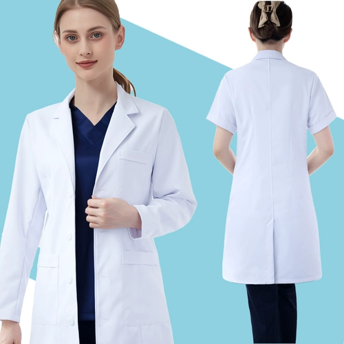 Элитный белый халат, комбинезон, униформа врача, пальто, униформа медсестры для полости рта