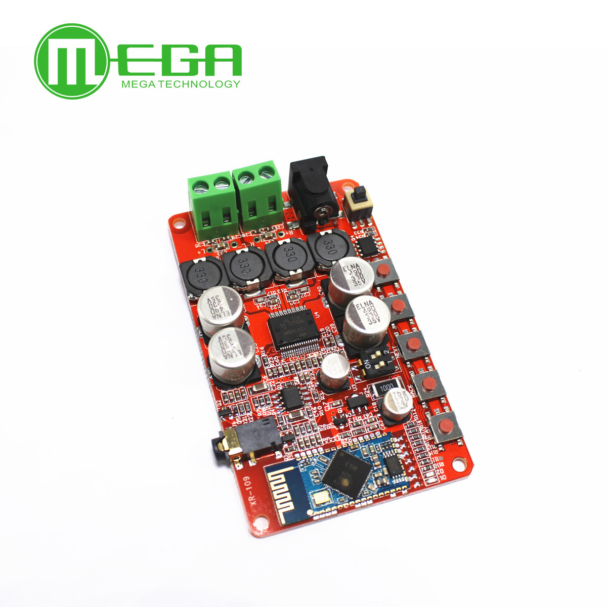 TDA7492P Bluetooth power amplifier board Bluetooth audio receiving power amplifier Bluetooth CSR4 0 digital power amplifier board