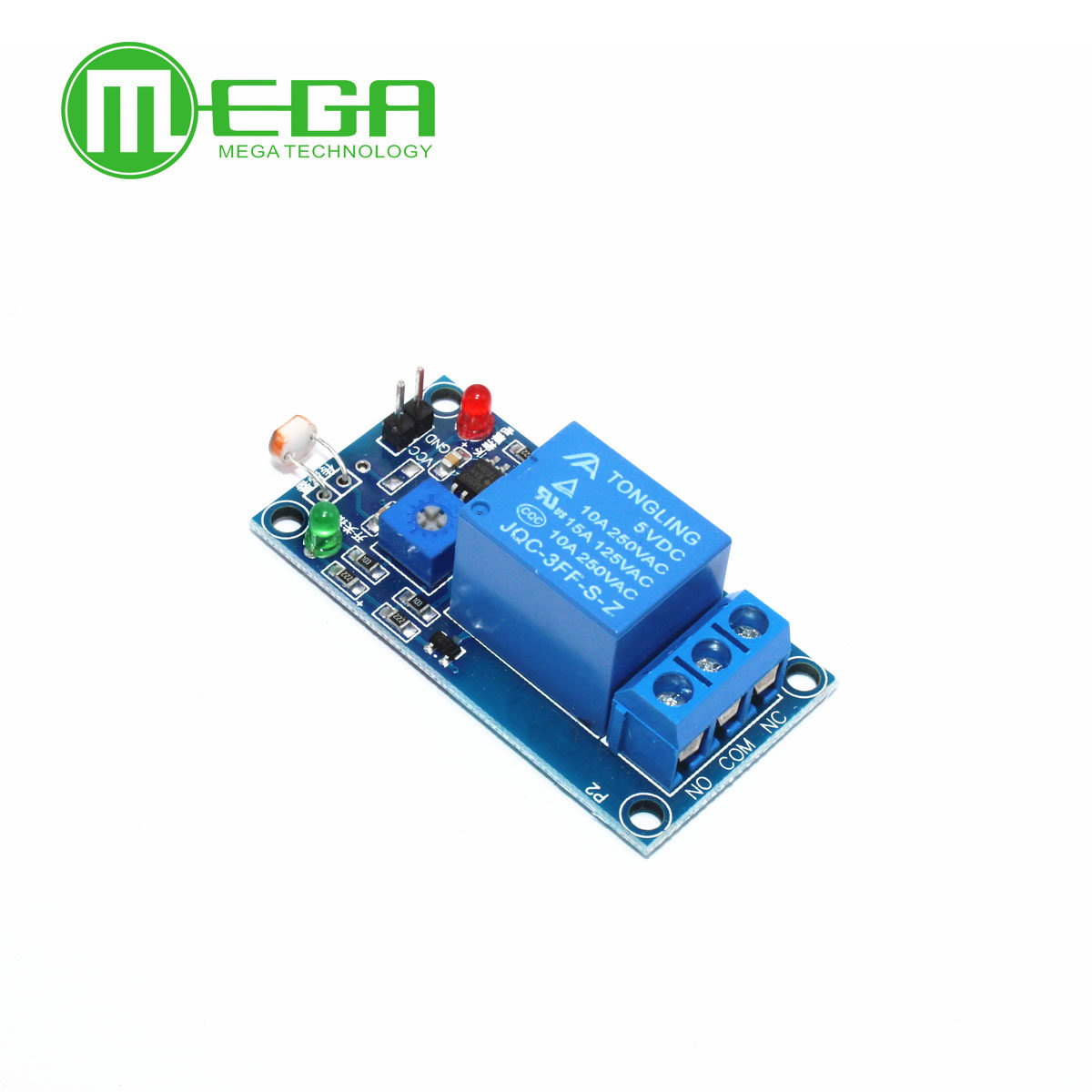 5V 12V light control switch photoresistor plus relay module light detection switch photosensitive detector