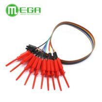 Logic analyzer test clip 10 test hook test clip with cable total length 30cm hot sale