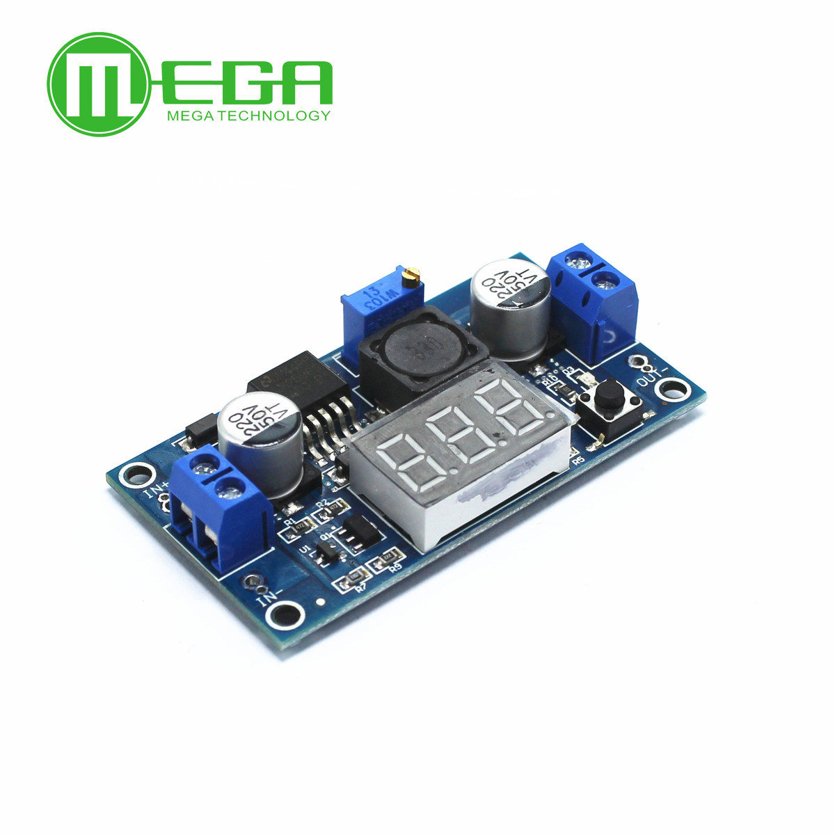 LM2596S DC-DC adjustable stabilized voltage supply module LM2596 voltage-stabilized voltage reduction belt number display voltmeter display
