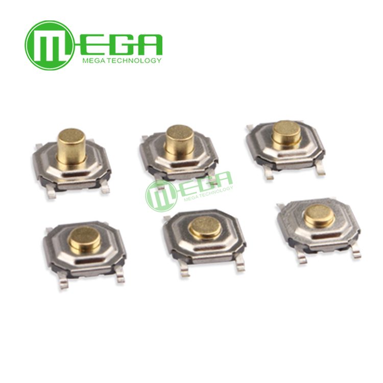 Light switch 4 feet square 4 * 4 * 1 5 waterproof copper head circuit board button small jiggling electronic button touch