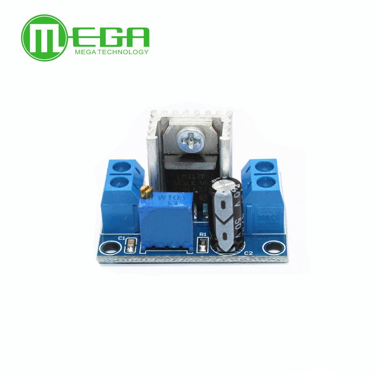 LM317 adjustable stabilized voltage supply module DC-DC converter step-down plate adjustable linear voltage regulator