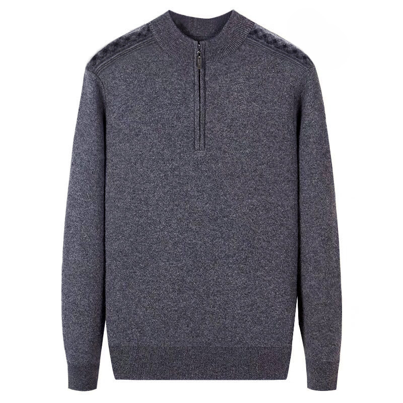 2019 Ordos chính hãng của nam giới áo len cashmere ở giữa kích thước 100cashmere dày áo len set.