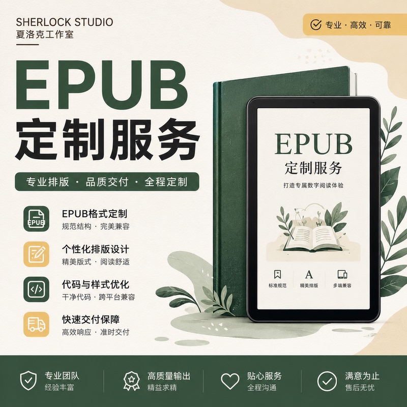 Epub E-Book Production Consultation/Format Optimization/Can Be Uploaded to Amazon/Personalized Layout/Css Beautification