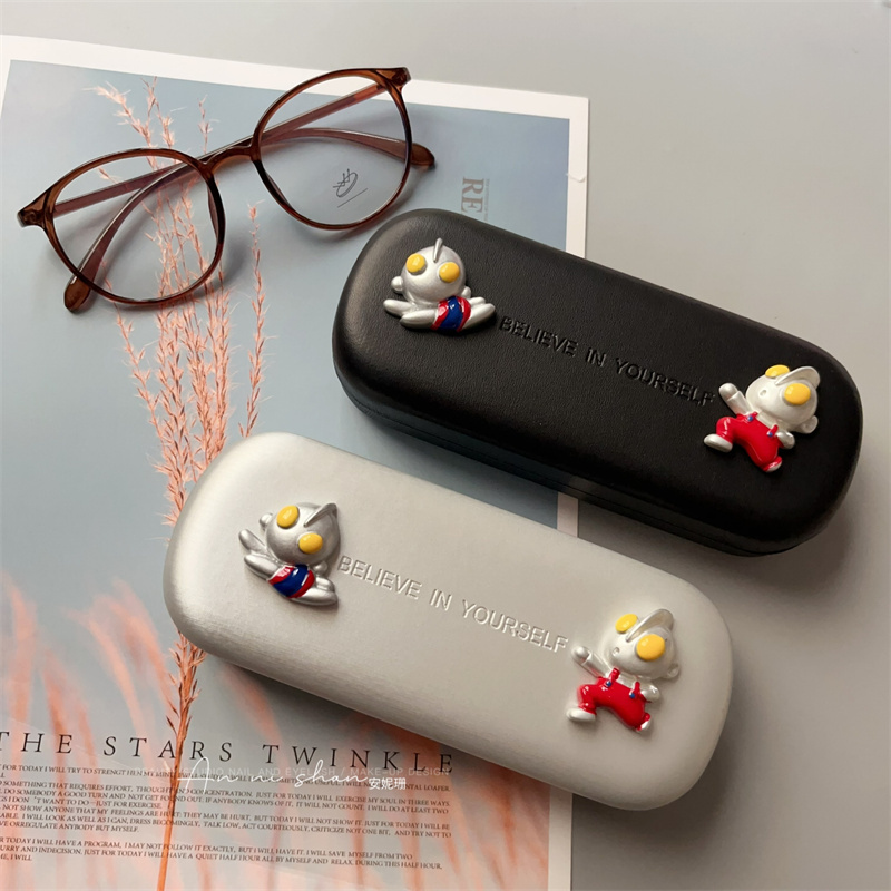 2025 New Cartoon Bump-Man Unisex Student Anti-Stress Portable Glasses Case Sunglasses Storage
