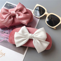 Frame glasses box sunglasses storage box pink cute girl myopia mirror personality portable anti-pressure anti-pressure