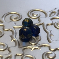 Nepal rare Pharmacist Buddha transformed into golden light and blue solid son for Gawu box Stupa collection