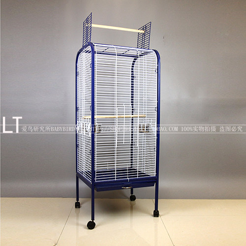 Plus Coarse Tiger Leather Parrot Bird Cage Large stainless steel plated cage VIII Gwren Gian Xuanfeng Luxury Iron Art Parrot Cage