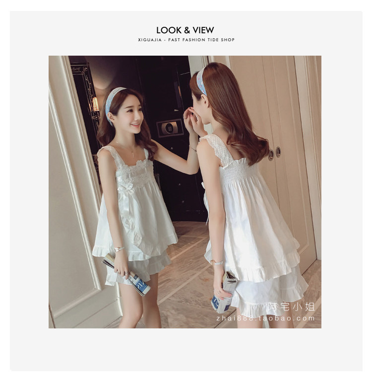 Pyjama pour femme en Coton à sling - Ref 2994715 Image 15