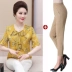 Áo sơ mi nữ mùa hè tay áo voan phù hợp với phụ nữ trung niên áo thun ngắn tay top 40-50 tuổi hai mảnh mỏng - Phụ nữ cao cấp đầm tuổi trung niên Phụ nữ cao cấp