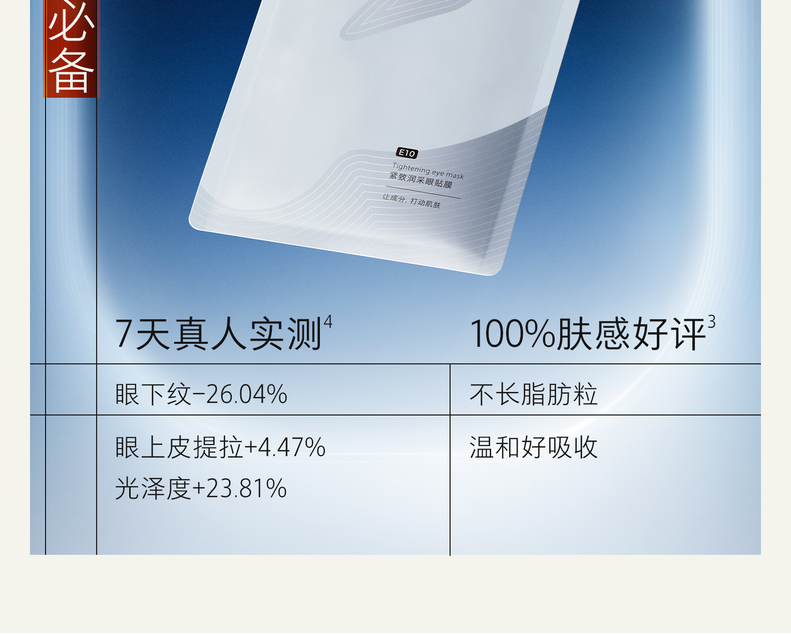 【香港直邮】 hfp 眼膜5对/盒 提拉紧致淡化细纹