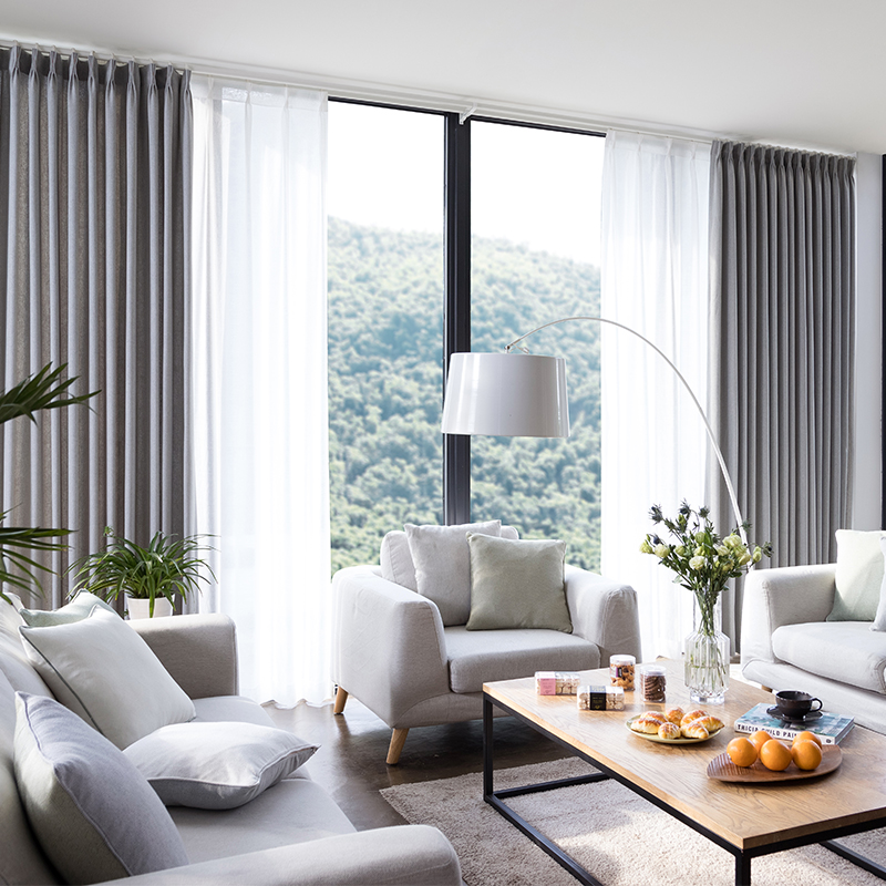 (10% off for the first N pieces) Tachikawa Japanese-style curtains for the whole house custom-made modern minimalist non-punching finished gauze curtain bedroom