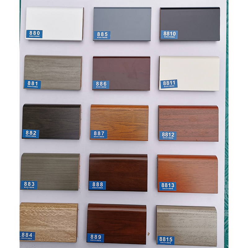 Solid wood wall corner kickfeeder line Nordic footline paint pure wood floor corner sticker line Living room manufacturer direct sales