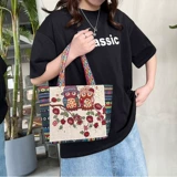 Шоппер, этническая сумка, с вышивкой, сумка для еды, этнический стиль