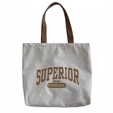 Шоппер, льняная сумка с молнией, ранец, подходит для студента