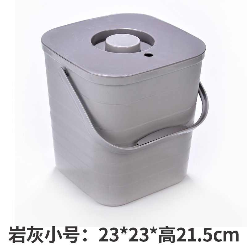 With hand-held plastic tea tray, tea bucket, large tea bucket, tea residue bucket, tea trash can, drainage bucket