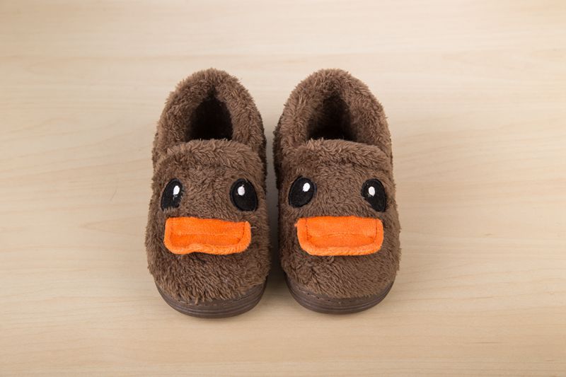 Chaussons enfants en suède pour hiver - semelle caoutchouc - Ref 1006128 Image 22