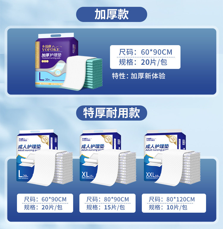 永福康孕产妇产褥垫产后专用医用护理垫一次性床单垫隔尿垫月经垫 — 12