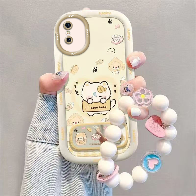 Suitable for Apple X Student Model, Cute Perforated Puff Sleepy Kitten, Apple Xr High-Value Mirror Stand, Apple XS Full Coverage, Apple Xsmax Winter Cute Pet Creative High-End Soft Case Suitable for Apple X Student Model, Cute Perforated Puff Sleepy Kitten, Apple Xr High-Value Mirror Stand, Apple XS Full Coverage, Apple Xsmax Winter Cute Pet Creative High-End Soft Case