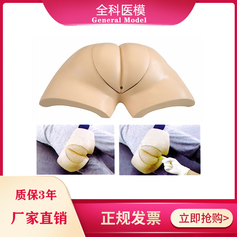 着装式人工取便训练模型可穿着式设计实习护理臀部手助排便模型