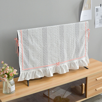 TV dust cover cover home simple fresh wall LCD cover cloth TV set new lace decoration 55 inch