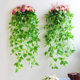 Simulation green radish hanging wall flowerpot wall decoration flower wall hanging decoration flower basket wall decoration pendant creative wall decoration