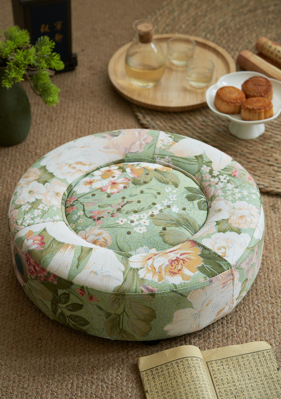 Premium Linen Moxibustion Futon, Hyde Cotton Futon Cushion, Moxibustion Futon Cushion