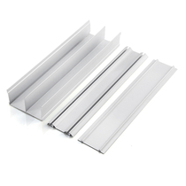 Sliding door guide rail wardrobe sliding door lower track sliding door track wooden door wheel lower track slot-free sliding door hanging rail