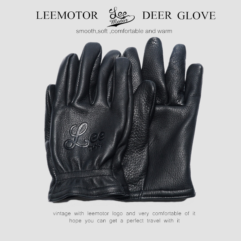 Remo Locomotive Grifter Take Iron Indian Locomotive Deer Leather Retro Ultra Soft Breathable Hale Genuine Leather Gloves