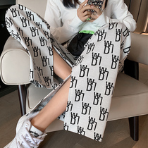 oioi mmlg wide leg pants womens high waist drape summer thin loose straight tube split casual pants tide