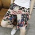 . Flower Quần soóc mùa hè nam Casual Pants Sport Five-Point quần Tide Summer Loose Thin trai Bãi biển 