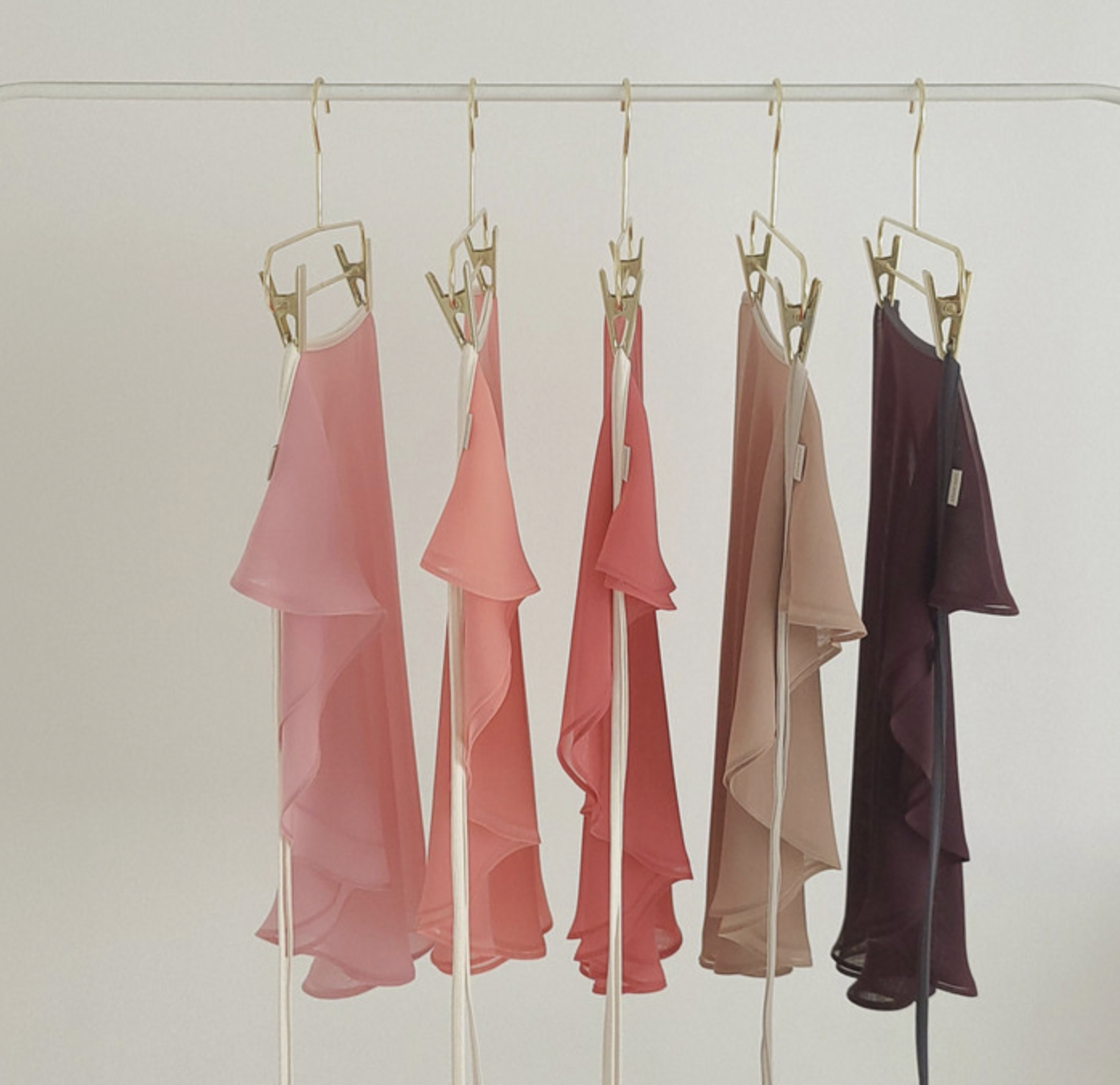 Pre-multicolor Korean slownov ballet one-piece gauze dress lace-up chiffon rehearsal skirt