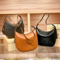 Сумка подмышку, демисезонная сумка через плечо, вместительная и большая сумка на одно плечо, из натуральной кожи, коллекция 2023