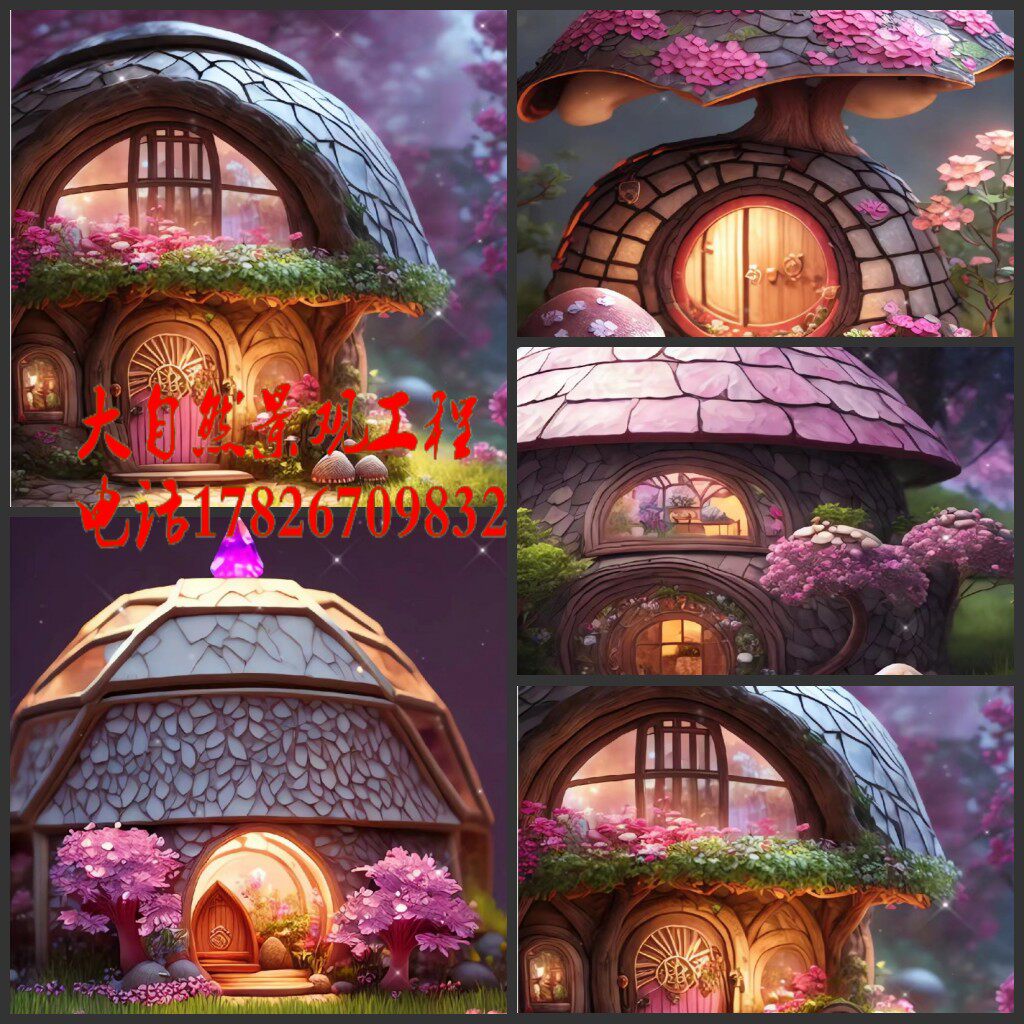 Customized mountain GRC cement sculpture outdoor garden landscape simulated movable shadow fake mountain waterfall