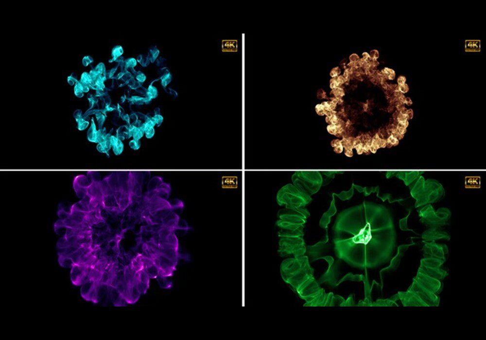 【特效素材】4款冲击波烟雾素材-PoseAe