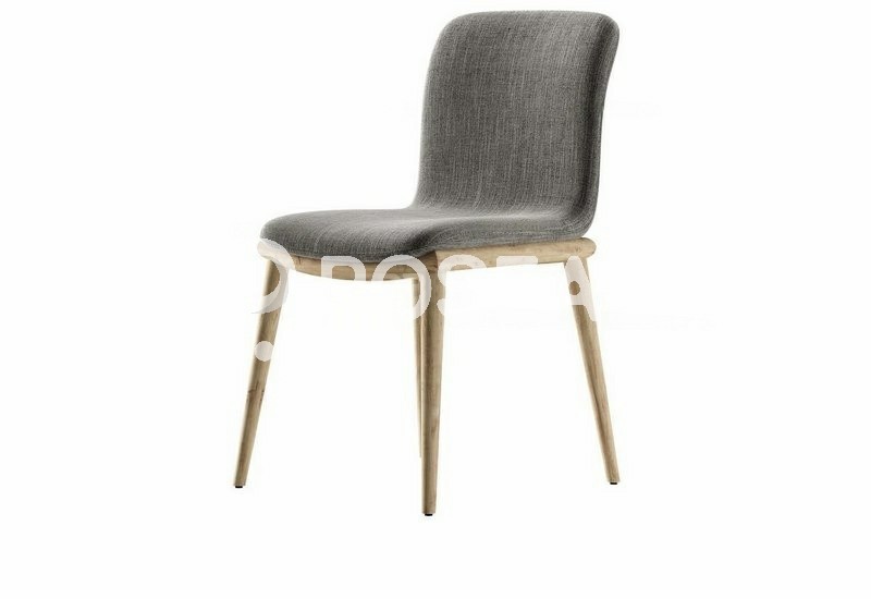 图片[1]-【3D模型】灰面浅木椅 3D 模型-PoseAe视频创意库