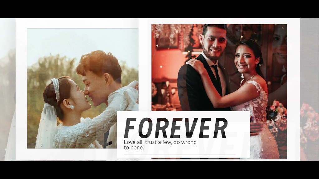 【PR模板】唯美简约婚礼图文相册PR模板-PoseAe视频创意库-PoseAe