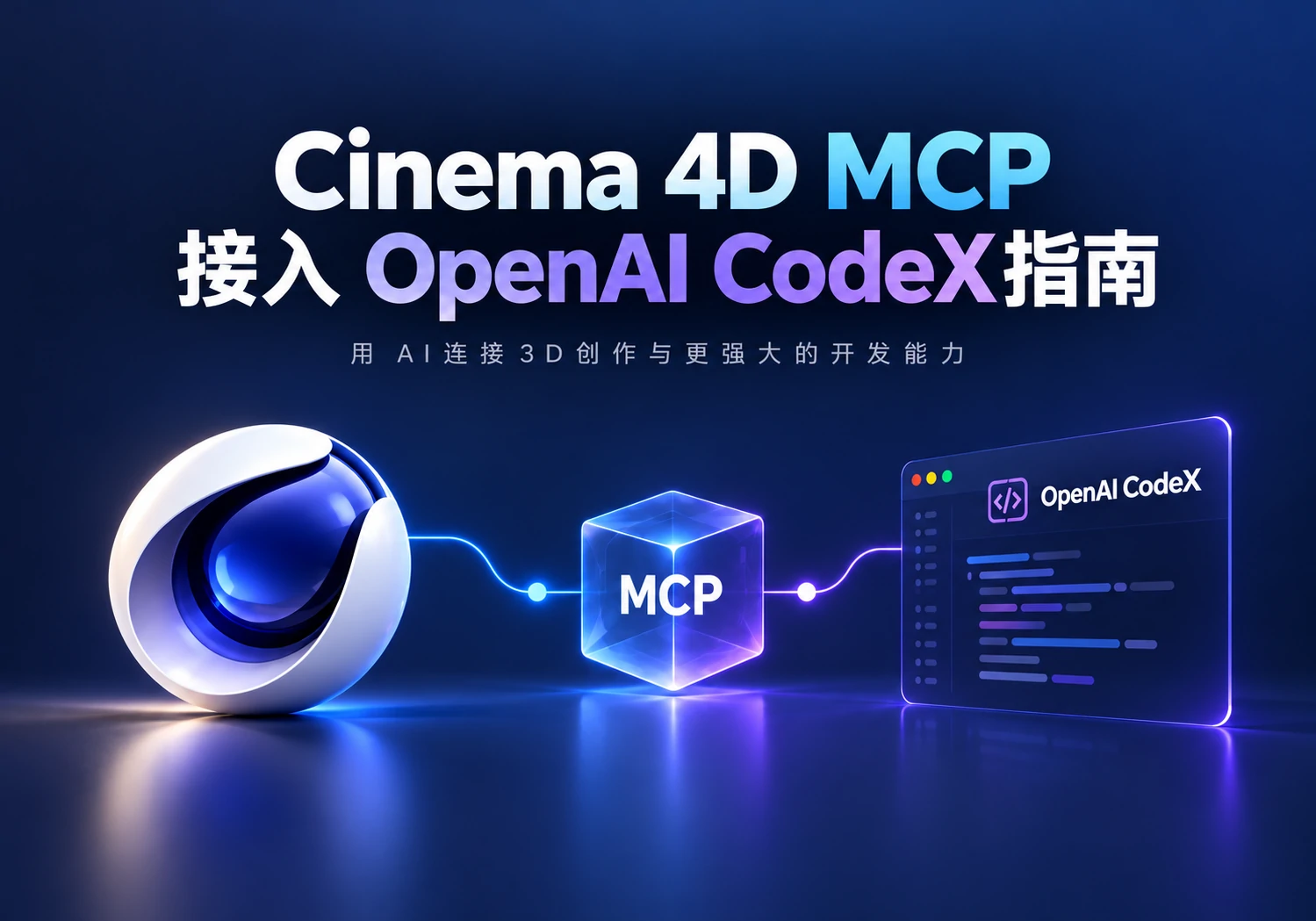 Cinema 4D MCP 接入 OpenAI CodeX指南-PoseAe