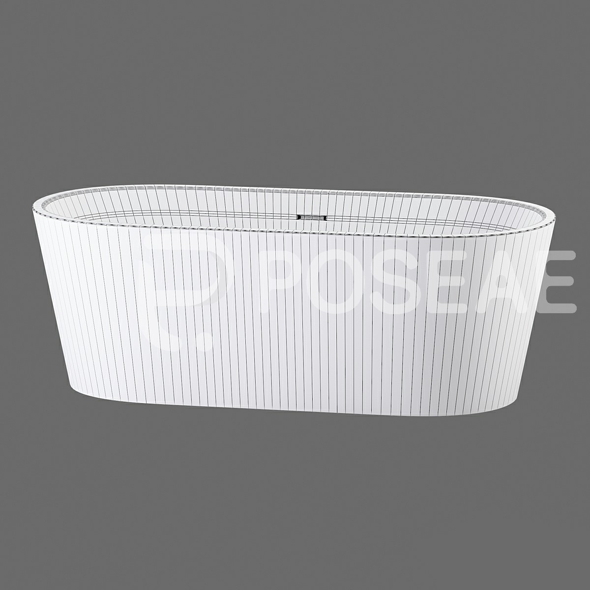 图片[5]-【3D模型】白色浴缸模型-PoseAe视频创意库