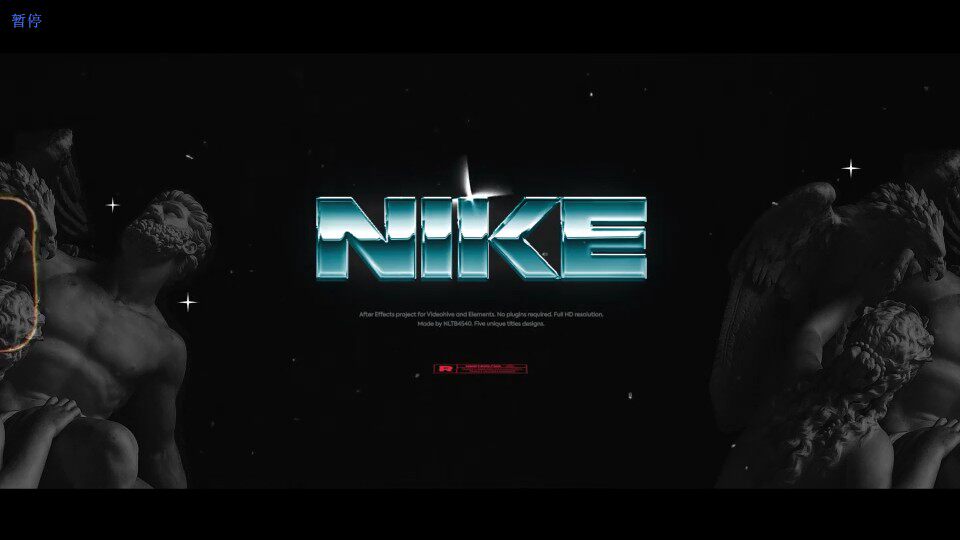 【PR模板】摩登风格PR金属片头LOGO模板-PoseAe视频创意库