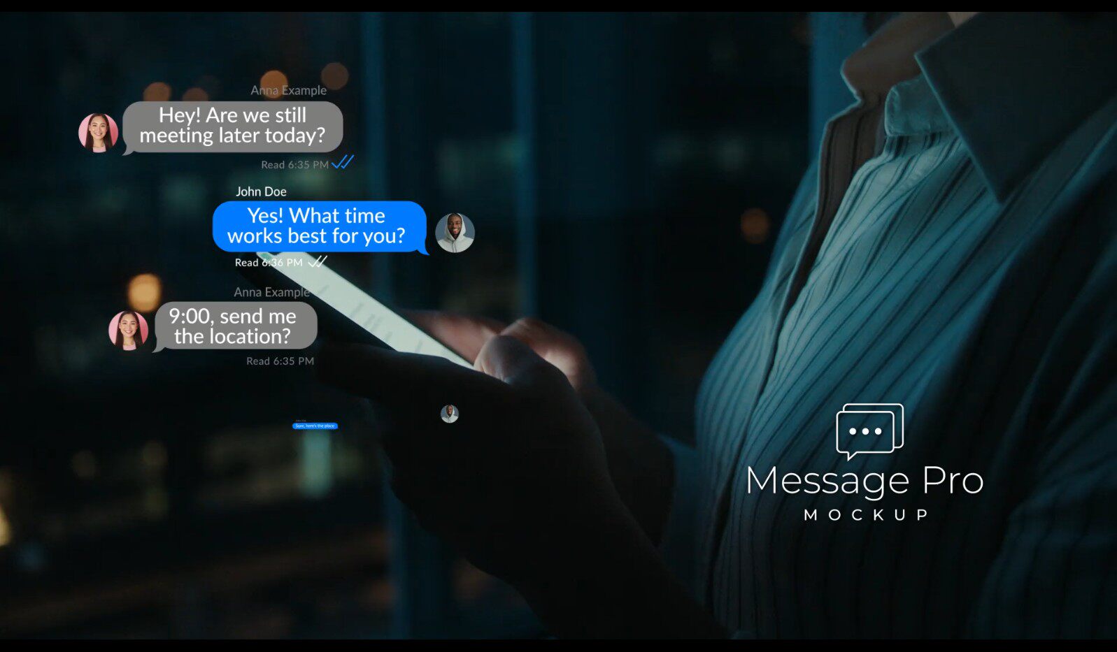 【PR模板】短信聊天PR模板-PoseAe视频创意库