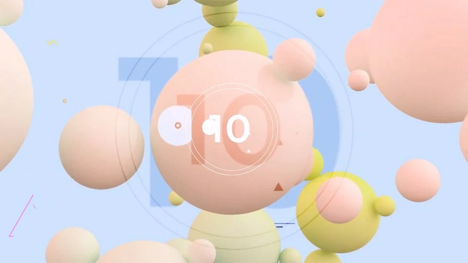 【AE模板】动态3D球体倒计时-PoseAe