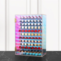 Cosmetics storage bedroom dressing table handmade acrylic Super Multi-grid colorful lipstick storage box lip glaze storage rack