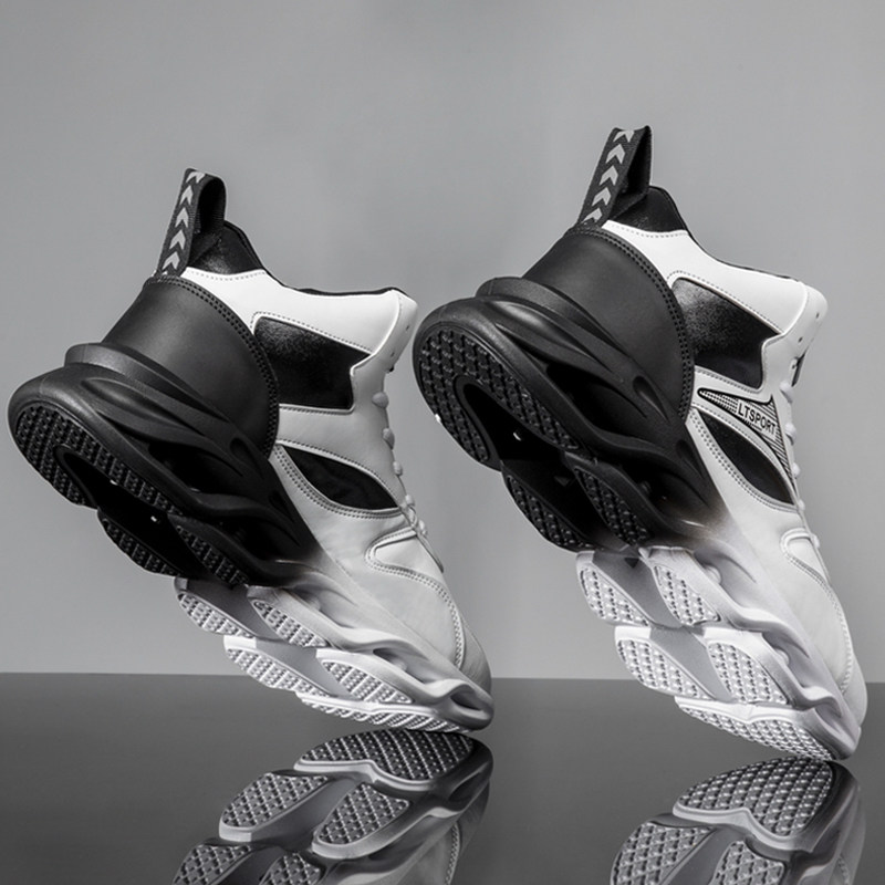 Men's shoes 2022 new Torre Tide shoes high tube waterproof sports casual ball shoes winter plus velvet warm cotton shoes